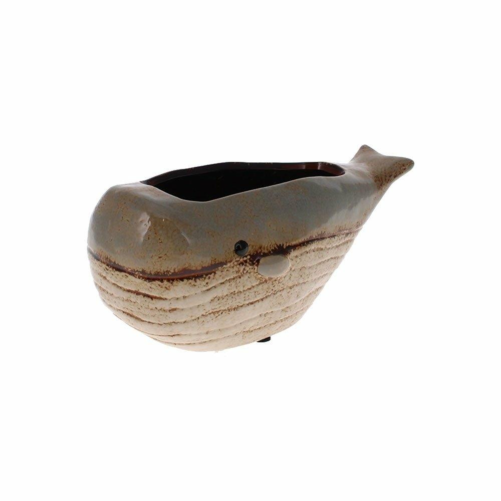 Ceramic Whale Planter