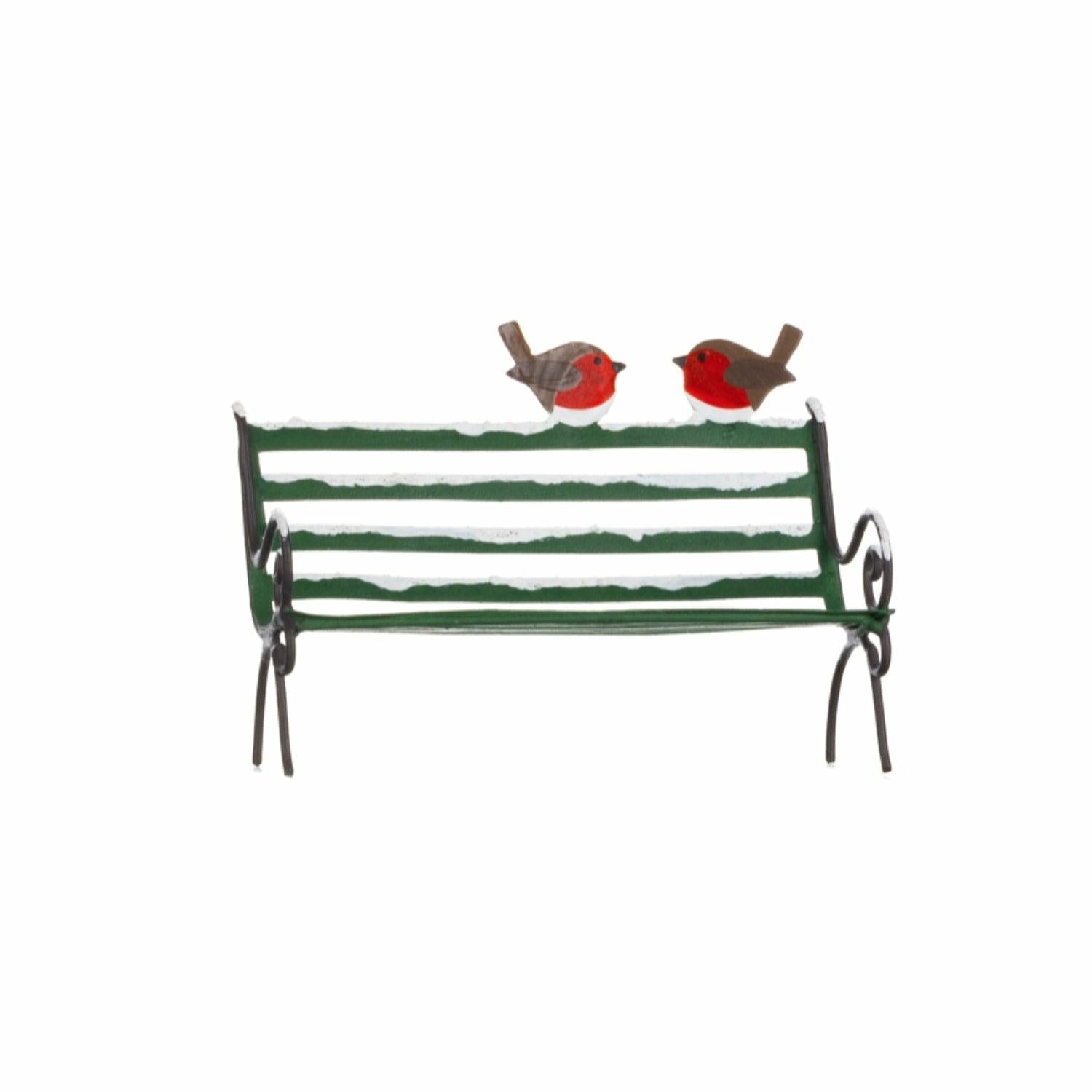Christmas Park Bench