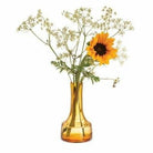 Clematis Flower Bottle, Medium, Amber