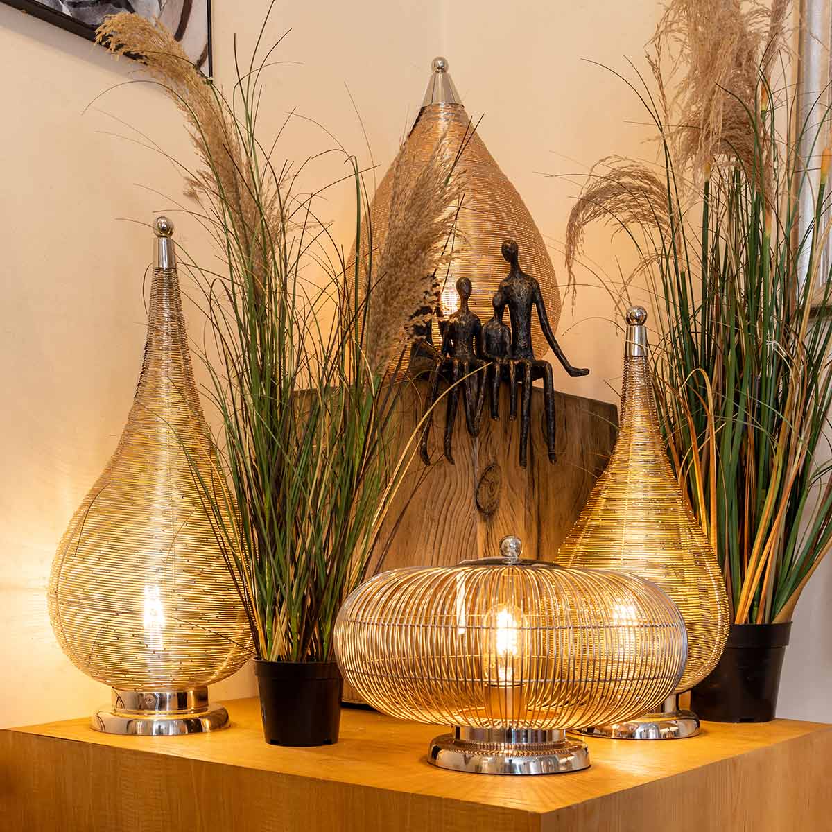 Coil Lamp, Extra Large