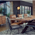 Cole Faux Leather Dining Chair, Grey