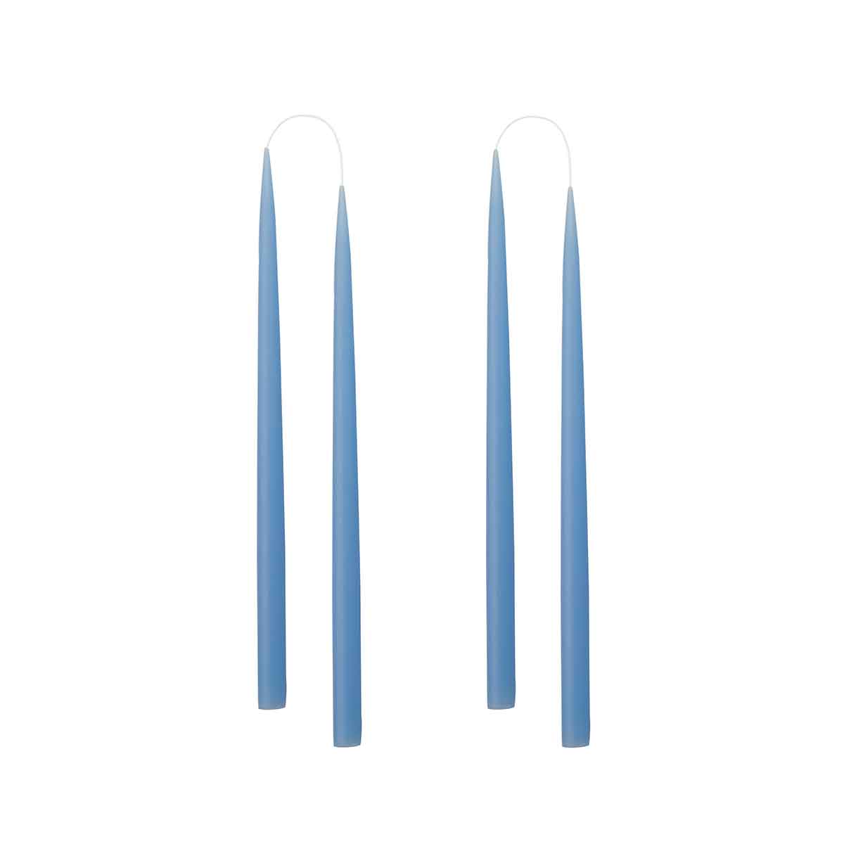 Colourful 35cm Taper Candles - 4 per gift box Lavender