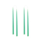 Colourful 35cm Taper Candles - 4 per gift box Mint Green