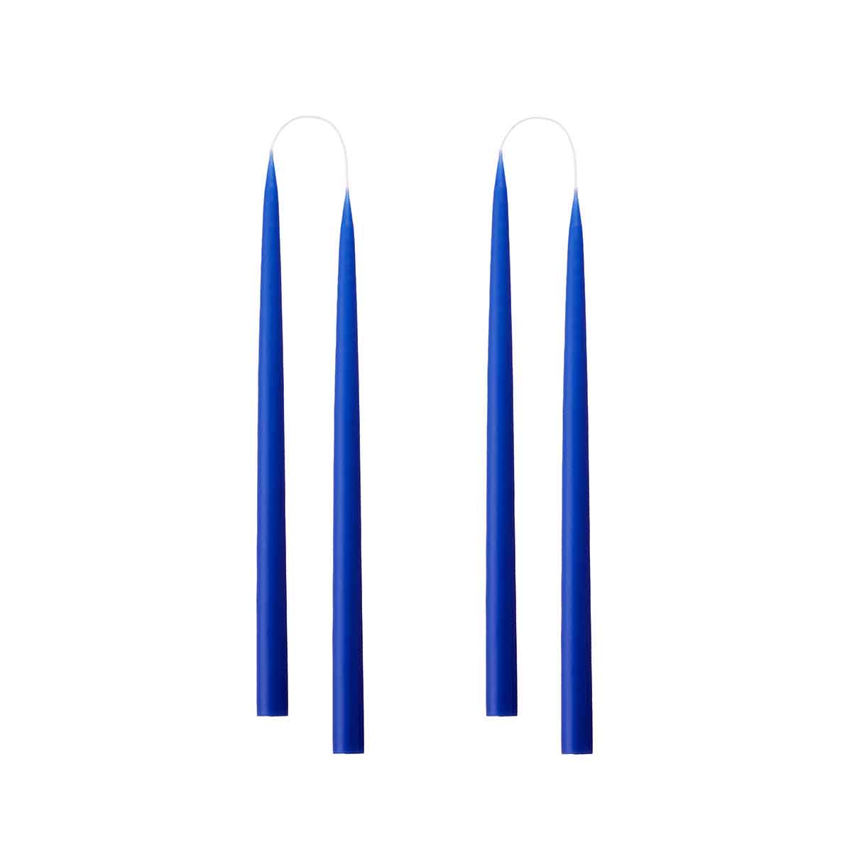 Colourful 35cm Taper Candles - 4 per gift box Cobolt Blue