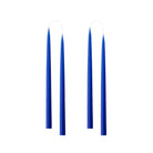 Colourful 35cm Taper Candles - 4 per gift box Cobolt Blue