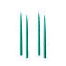 Colourful 35cm Taper Candles - 4 per gift box Turquoise