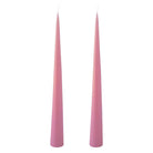 Colourful Cone Candle Pastel Rose