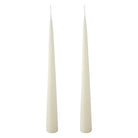 Colourful Cone Candle Off-White