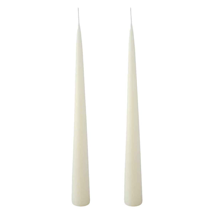 Colourful Cone Candle Off-White