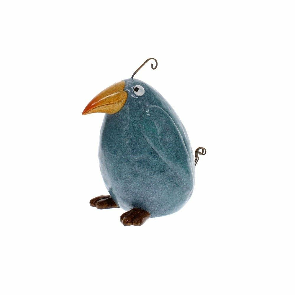 Crazy Looking Pottery Birds Crazy Blue Bird,Crazy Yellow Bird,Crazy Green Bird