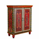 Curated - Hand Painted Folk Style Cabinet