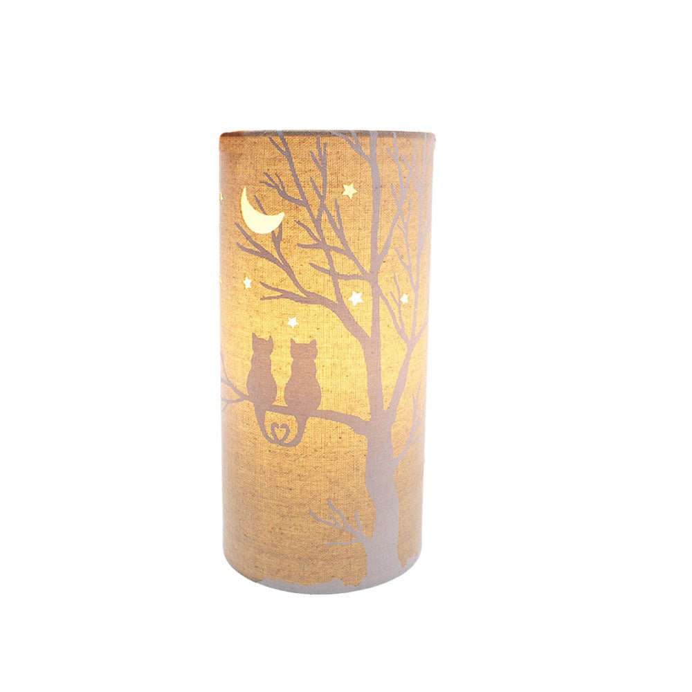 Fabric Lamp, Love Cats
