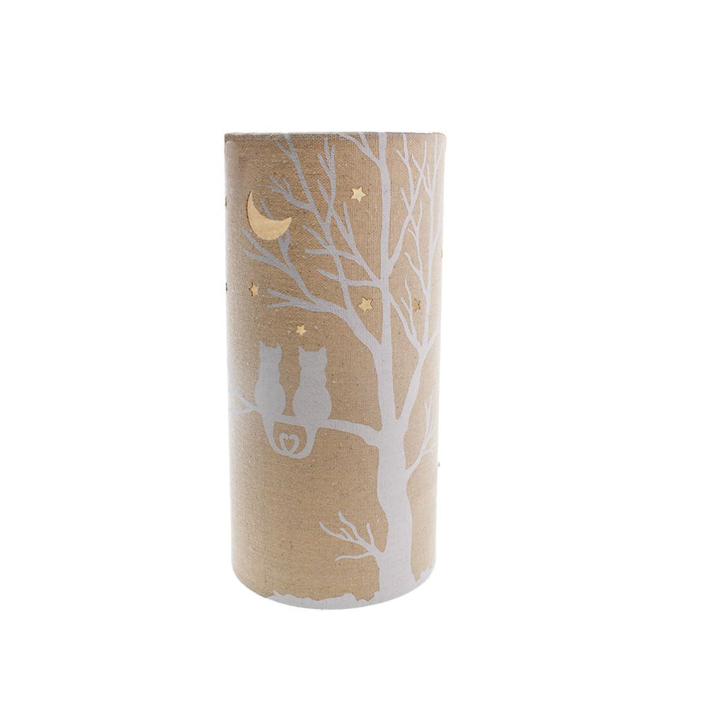 Fabric Lamp, Love Cats