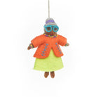 Felt Groovy Granny, Orange and Yellow