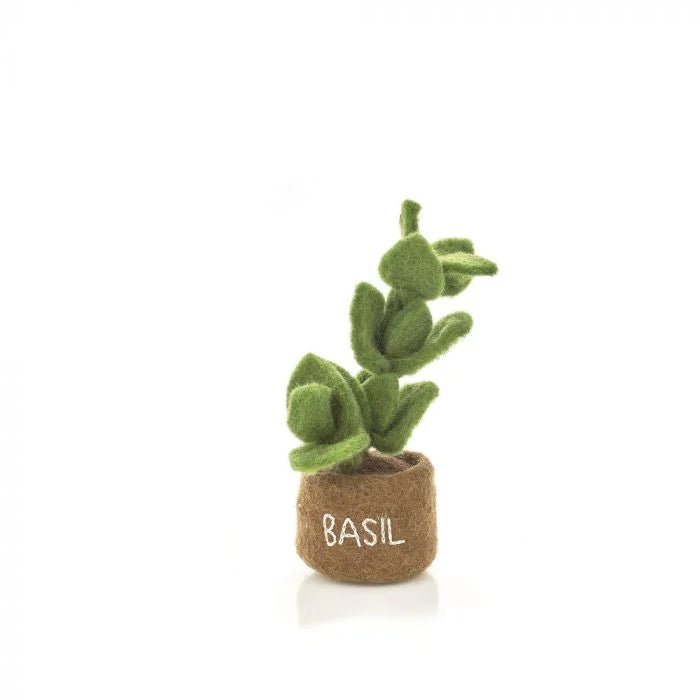 Felt Herb Decorations, Assorted Basil,Chives,Rosemary,Mint