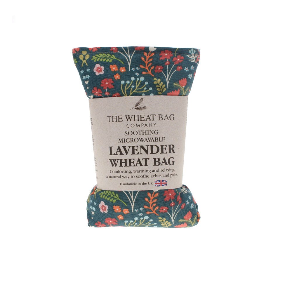 Garden Fern Green Cotton Wheat Bag, Lavender Scented