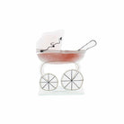 Glass Classic Pram, Pink