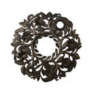 Haitian Metal Wall Art, Floral Wreath