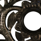 Haitian Metal Wall Art, Floral Wreath