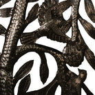 Haitian Metal Wall Art, Tall Tree with Birds
