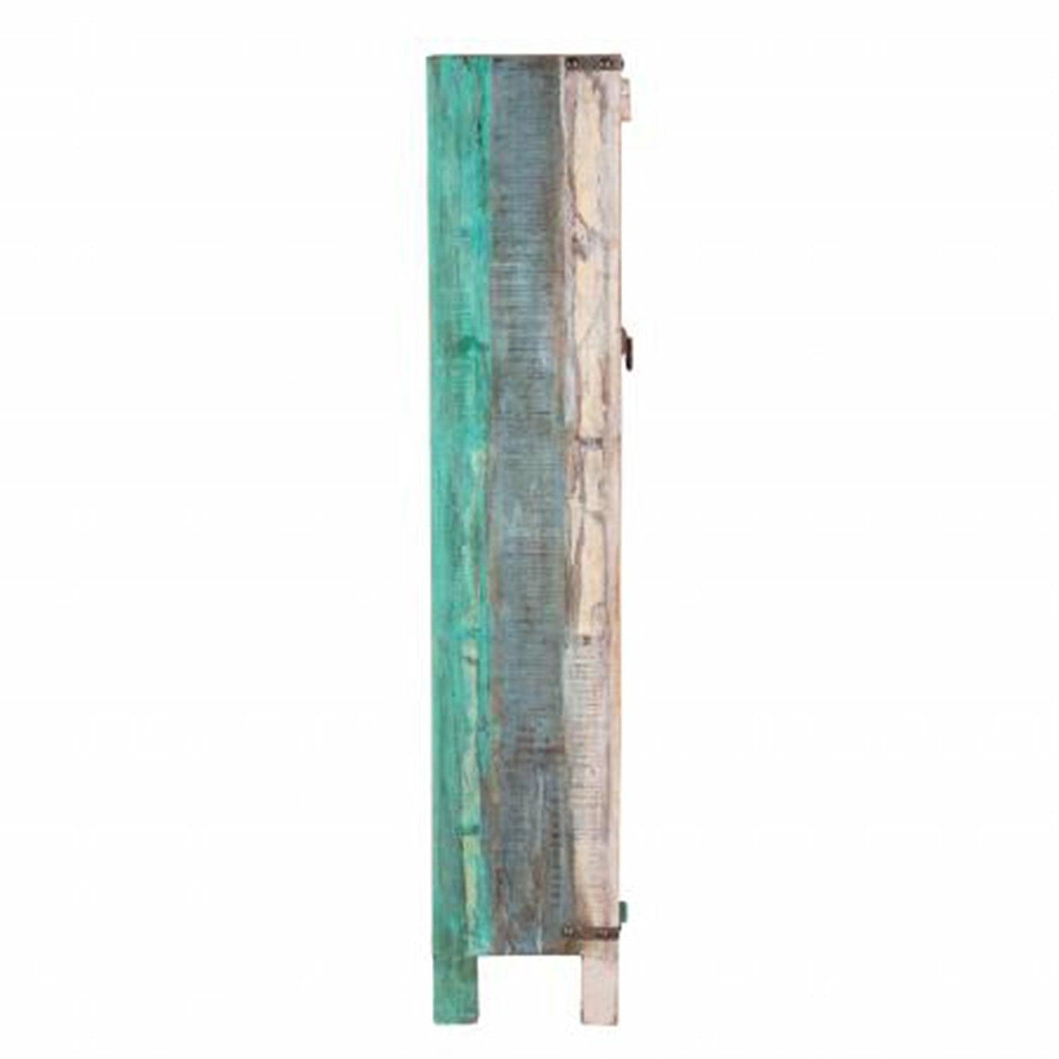 Hand Painted Narrow Cupboard