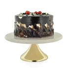 Marble and Gold Cake Stand, Large