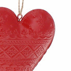 Medium Red Mehndi Heart