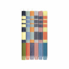 Mixed Set of Pastel Variable Stripe Eco Dinner Candles, 6 per pack