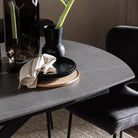Oslo Sintered Stone Table Grey,White