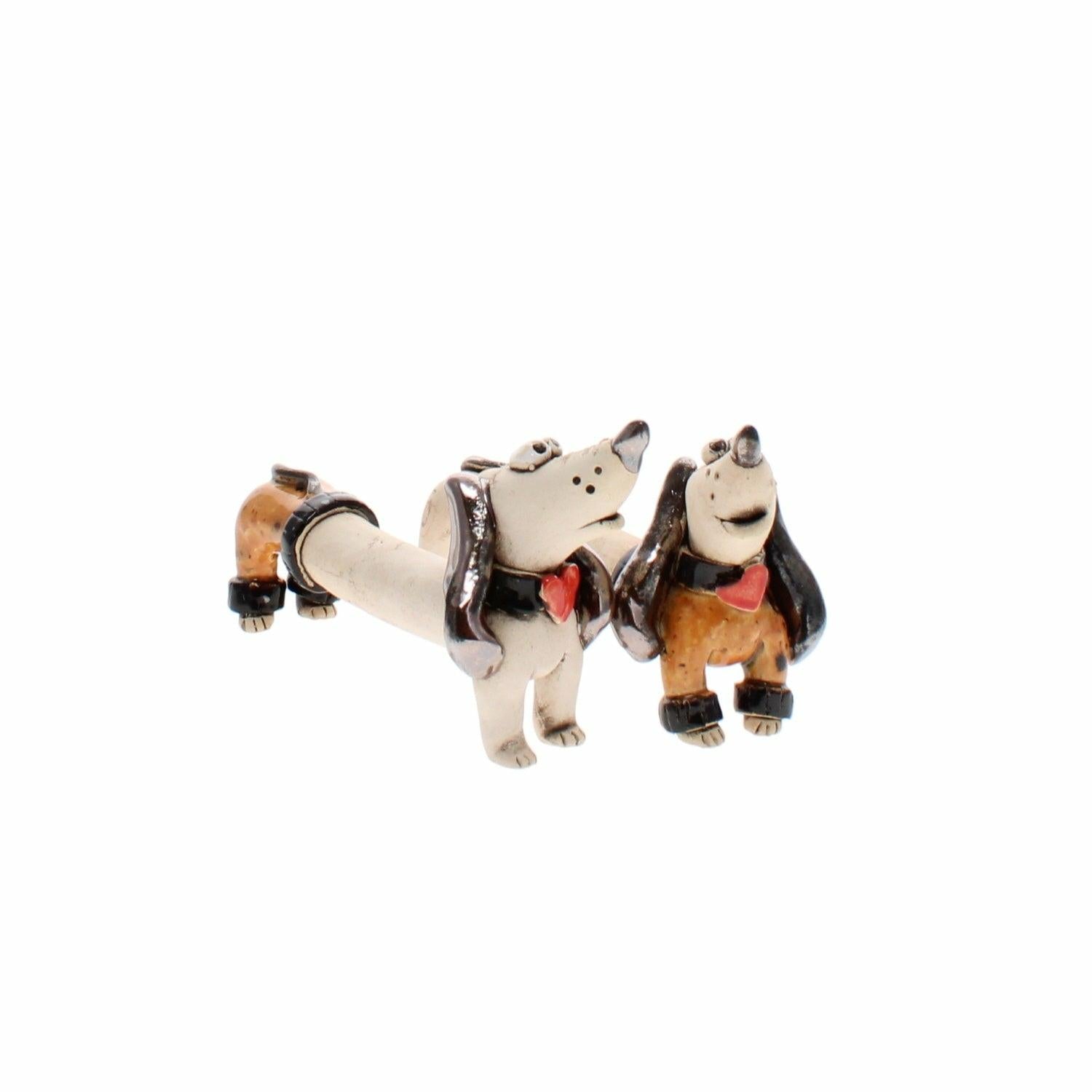 Pair of Dachshunds, Ginger