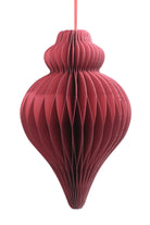 Paper Teardrop Decoration, Pink, 20cm