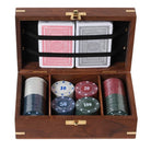 Poker Set in wooden box