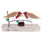 Romantic Robin Votive
