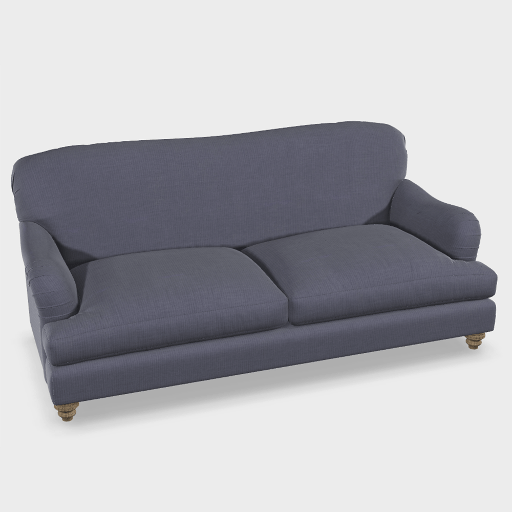 Ruffle Midi Sofa Linen Sahara Rope,Linen Sahara Reef,Linen Sahara French Blue,Linen Sahara Ash,Linen Sahara Cinnamon,Velvet Varese Granite,Velvet Varese Duck Egg,Velvet Varese Dove