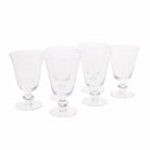 Set of 6 Ribbed Wine Glasses