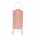 Solar Lantern, Pink Cylinder