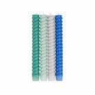 Spiral Candles Dark Colours, 4 per pack