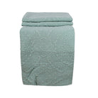 Stonewash Cotton Bedspread, Pampas Green Single 190 x 260 cm,One Size 250 x 260 cm - to fit Double or King Size bed,Superking 305 x 280 cm
