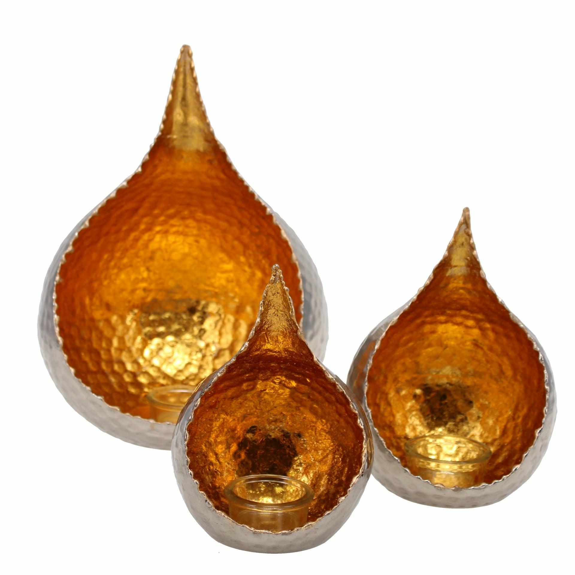 Sundrop, Small, Nickel-Orange-Gold