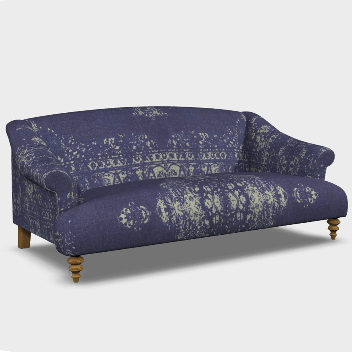 Tetrad Jacaranda Midi Sofa Bagru Charcoal,Bagru Clay,Bagru Graphite,Bagru Indigo,Bagru Khaki,Bagru Pebble,Bagru Terra