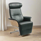 Timeout Reclining Chair in Leather with Built-in Footrest Fantasy Cement / Oak Stained Oak / Aluminium,Fantasy Cement / Oak Stained Oak / Black,Fantasy Cement / Black Stained Oak / Aluminium,Fantasy Cement / Black Stained Oak / Black,Fantasy Cement / Walnut Stained Oak / Aluminium,Fantasy Cement / Walnut Stained Oak / Black,Fantasy Cement / Untreated Oak / Aluminium,Fantasy Cement / Untreated Oak / Black,Fantasy Congnac / Oak Stained Oak / Aluminium,Fantasy Congnac / Oak Stained Oak / Black,Fantasy Congnac 