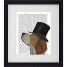 Top Hat Beagle Artwork