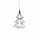 Wire 3D Christmas Tree Hanging Decoration