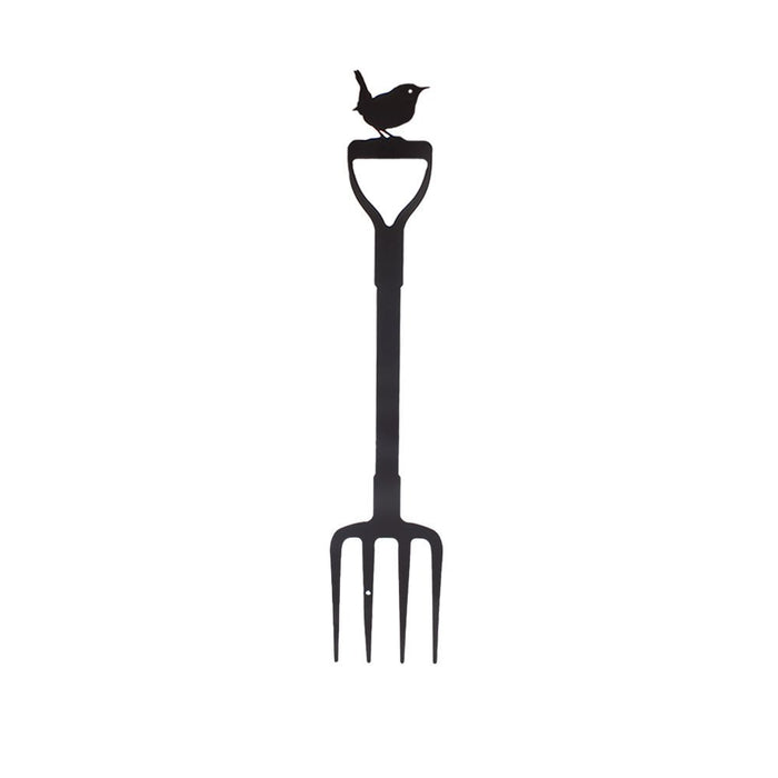 Wren on a Fork Pot Stem